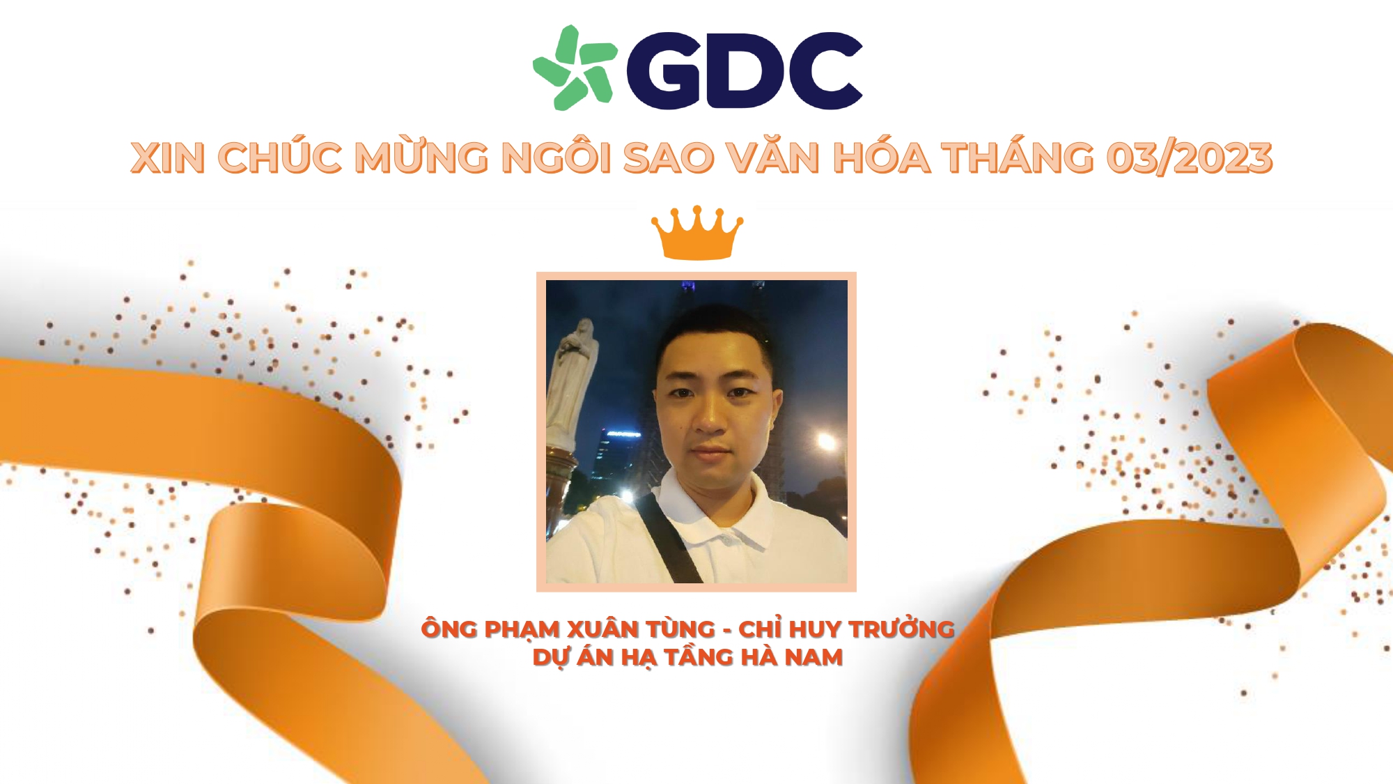 Ngôi sao của tháng 03/2023 – tuyên dương Mr. Phạm Xuân Tùng