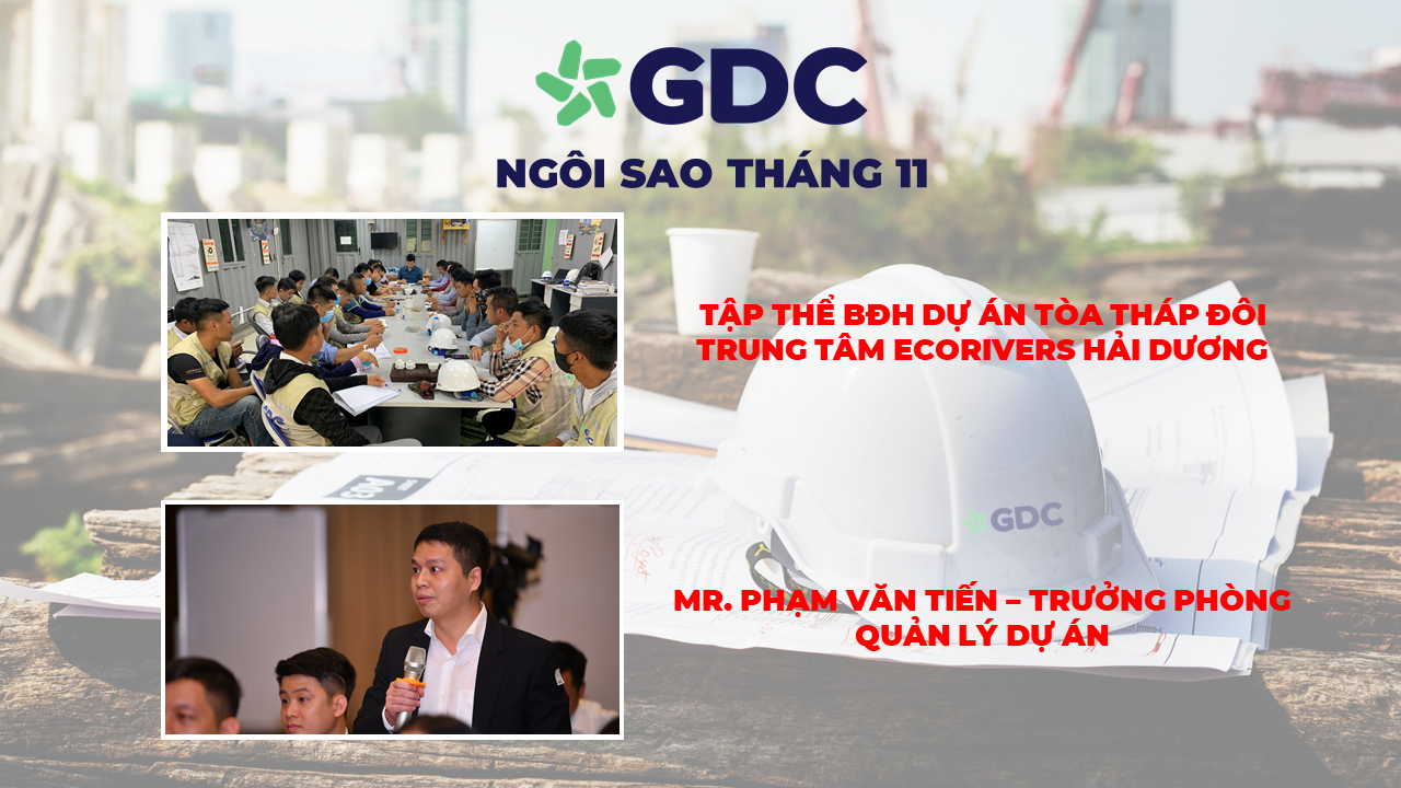 GDC GROUP khen thưởng tập thể, cánh ân có thành tích xuất sắc tháng 11