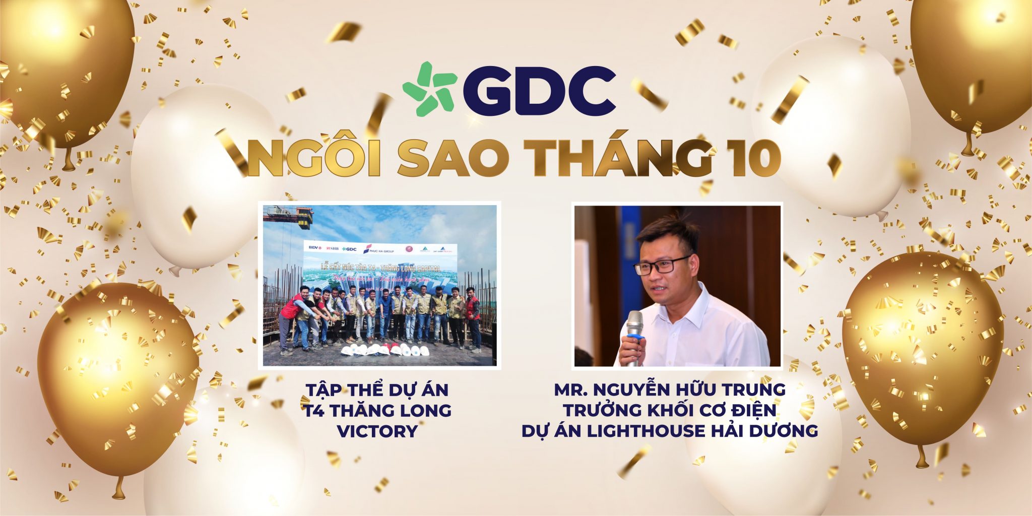 GDC GROUP khen thưởng tập thể, cá nhân có thành tích xuất sắc trong tháng 10