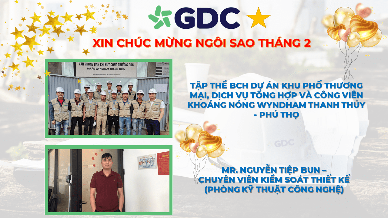 GDC GROUP khen thưởng tập thể, cá nhân có thành tích xuất sắc tháng 2 năm nhâm dần