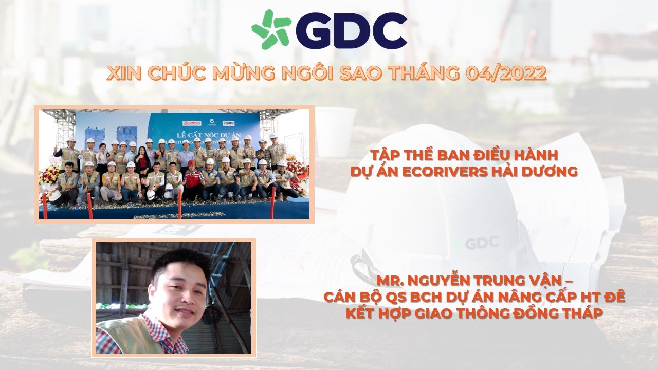 GDC GROUP khen thưởng tập thể, cá nhân có thành tích xuất sắc tháng 4 năm 2022
